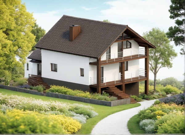 Строительство одноквартирного жилого дома в д. Столбуновичи, Минский р-н