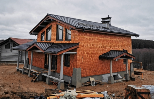 Строительство одноквартирного жилого дома в д. Новоселки, Минский р-н